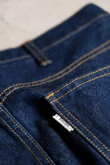 EVCON 16S/S Straight Denim Jeans Japan 1LDK's brand primary color indigo denim pants Talon zipper made in Japan