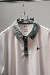 Nike Dri-FIT Golf Polo Shirt with Camo Collar Off White