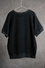 MM6 Maison Margiela Reversed Sweatshirt short-sleeved fleece sweatshirt made in Italy