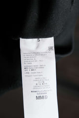 MM6 Maison Margiela Reversed Sweatshirt short-sleeved fleece sweatshirt made in Italy