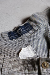 Lee Vintage Authentic Clothing Houndstooth Pants Retro Houndstooth Pleated Vintage Pants