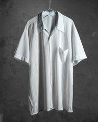 European 80’s Vintage Mesh Sheer Shirt 歐洲古著 網眼透膚襯衫