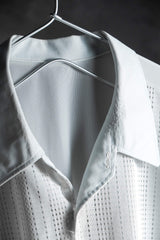 European 80’s Vintage Mesh Sheer Shirt 歐洲古著 網眼透膚襯衫