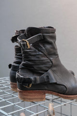 A.S.98 Distressed Leather Side-Zip Ankle Boots舊化皮革側拉鍊踝靴 義式工匠風格