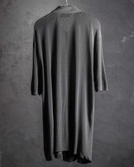 80年代のイタリア製ヴィンテージメッシュシアーシャツ イタリア製ヴィンテージの細かいメッシュのシアードレープシャツ