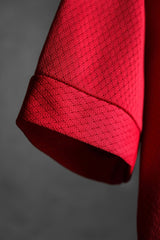 European 80’s Vintage Mesh Sheer Polo Shirt 歐洲古著 網眼透膚Polo衫