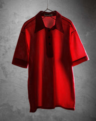 European 80’s Vintage Mesh Sheer Polo Shirt 歐洲古著 網眼透膚Polo衫
