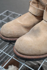 Red Wing 2965 Beige Suede Short Engineer Biker Boots 米色麂皮短版工程師靴 鋼頭防護