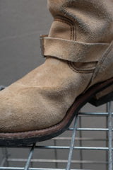 Red Wing 2965 Beige Suede Short Engineer Biker Boots 米色麂皮短版工程師靴 鋼頭防護
