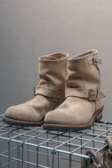 Red Wing 2965 Beige Suede Short Engineer Biker Boots 米色麂皮短版工程師靴 鋼頭防護
