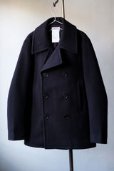 YAECA Like Wear Wool Navy Pea Coat