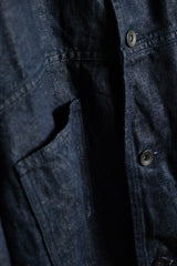 Confect 12.5 oz Linen Denim Jacket 日本設計師品牌 海軍藍12.5盎司亞麻丹寧外套