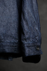 Confect 12.5 oz Linen Denim Jacket 日本設計師品牌 海軍藍12.5盎司亞麻丹寧外套