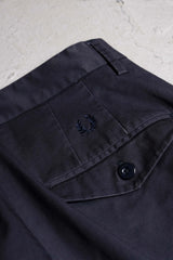 フレッドペリー クラシック ツイル トラウザーズ ネイビー ツイル トラウザーズ