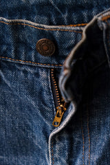 Levi’s 1970’s Vintage 684 Orange Tab Bell Bottom Denim Jeans Made in USA