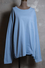 YSTRDYのTMRRWポケットバギーTシャツ日本のデザイナーブランドSuzuya Kanno無地ポケットルーズ長袖トップス