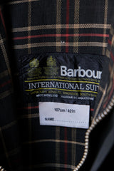 Barbour Vintage International Wax Jacket (2 crests)