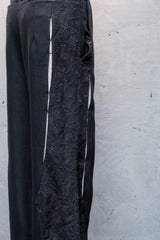Professor.E 24FW-PE-TRL-01 Distressed Wool Pants 刺繡羊毛西裝褲