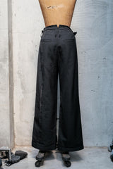 Professor.E 25FW-PE-TRL-05 Frayed Pants 羊毛混紡西裝褲