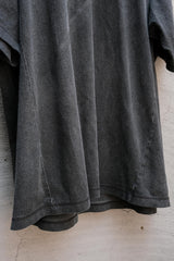 Professor.E 23SS|Tee-03棉質仿舊黑色短袖上衣