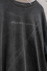 Professor.E 23SS|Tee-03棉質仿舊黑色短袖上衣