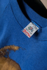 90's Vintage Malcolm X Portrait Sweatshirt FRUIT OF THE LOOM Made in USA