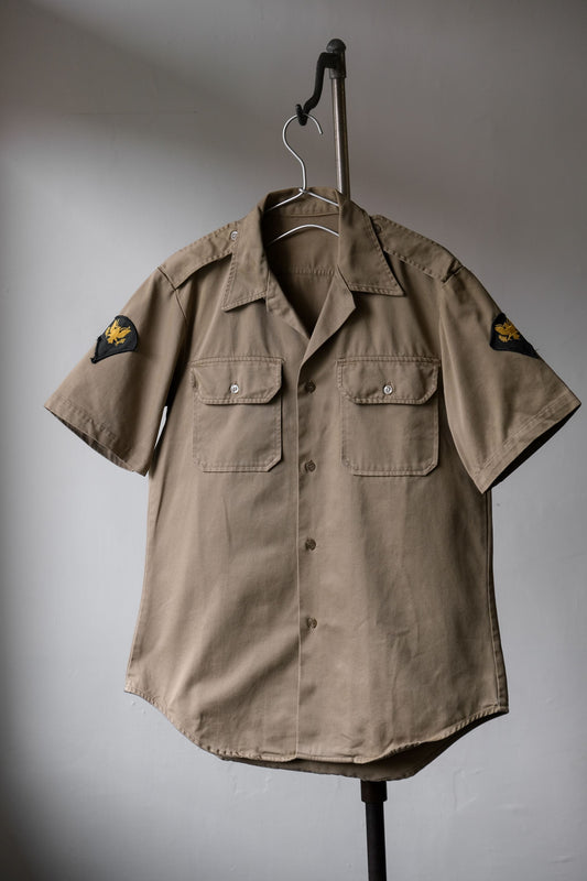 60's Vintage US Army khaki shirt