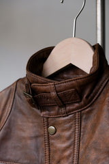Belstaff Gangster Brown Leather Jacket