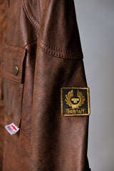 Belstaff Gangster Brown Leather Jacket
