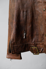 Belstaff Gangster Brown Leather Jacket