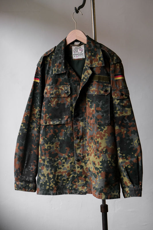 1995 German Bundeswehr Flecktarn Field Shirt 90年代德國野戰外套