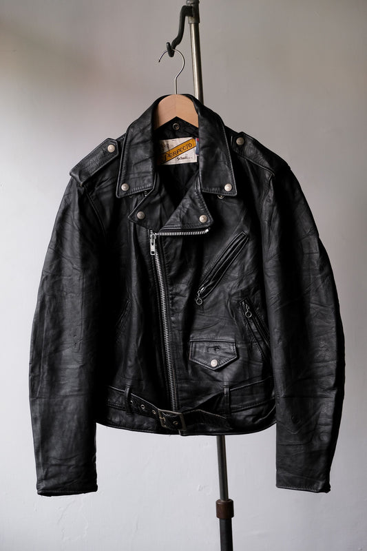 1980's SCHOTT Perfecto Double Leather Moto Jacket