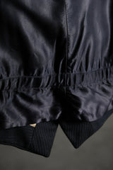 French 1960’s Vintage Wool Striped Satin Gilet Vest 60年代法國古著 羊毛鍛面西裝馬甲背心