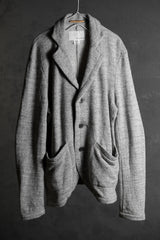 Nanamica Sweat Tailored Jacket 日本の機能性ファッションブランド ミックスグレーセーター素材 スーツジャケット 日本製