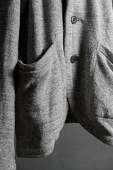 Nanamica Sweat Tailored Jacket 日本の機能性ファッションブランド ミックスグレーセーター素材 スーツジャケット 日本製