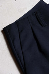 Still By Hand Wool Slack Pants 日本設計師品牌 羊毛雙打褶長褲 日本製
