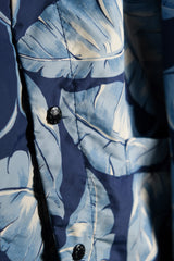 Nanamica Blue Leaf Ground Jacket 日本機能時尚品牌 藍葉印花尼龍教練外套風衣