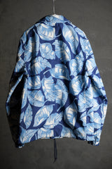 Nanamica Blue Leaf Ground Jacket 日本機能時尚品牌 藍葉印花尼龍教練外套風衣