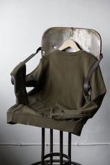 GUESS 3D ロゴ スウェットシャツ アメリカ製 アメリカのデニムブランド アメリカ製 ミリタリーグリーン スウェットシャツ