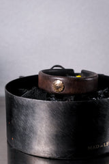 Goro’s Leather bracelet with gold-tone metal accent 高橋吾郎 金屬點金皮革手環