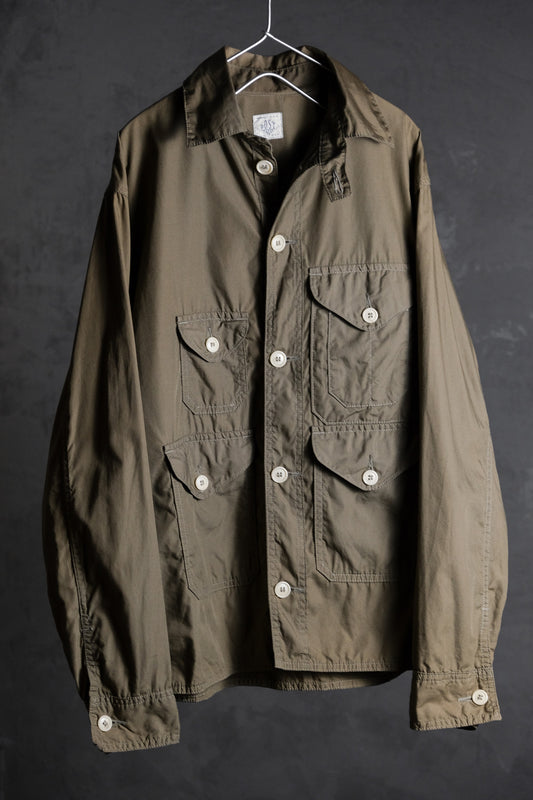Post O'alls トラベラー シャツ 日系アメリカ人ヴィンテージ ブランド カーキ コットン 4 ポケット シャツ