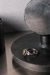 Sterling Silver Vintage Peridot Sunlit Ring 純銀古著橄欖石暖陽戒