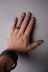 Sterling Silver Vintage Serpent's Embrace Ring 純銀古著雙蛇纏繞戒