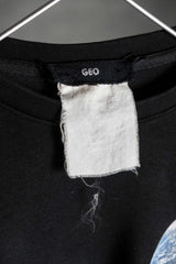 GEO 幸運と神のスピード NASA ロングスリーブ Tシャツ イギリスのハイエンドストリートブランド 地球イメージ ロングT