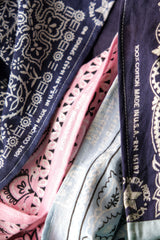 バン リストラクチャー バンダナ パッチワーク スカーフバン リストラクチャー バンダナ パッチワーク スカーフリメイク シリーズ ヴィンテージ アメーバ スクエア スカーフアメリカン スクエア スカーフ