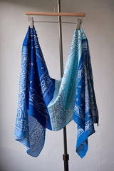 Ban Restructure Bandana Patchwork Scarf Retro Series Retro Amoeba Square Scarf Splicing Scarf M