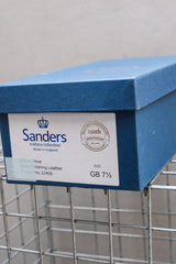 Sanders Military Derby Shoes 2246B 英國製黑色軍規外耳皮鞋 近新品