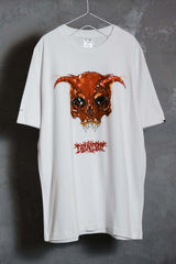 Clot x Devilock x Pushead three-party joint Edison Chen Endo Kenaki joint Devilclot Harajuku metal punk short Tee