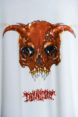 Clot x Devilock x Pushead three-party joint Edison Chen Endo Kenaki joint Devilclot Harajuku metal punk short Tee