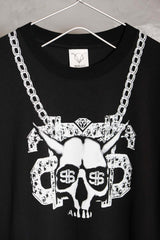 Clot x Devilock x Madsaki three-party joint Edison Chen Endo Kenaki joint Devilclot Harajuku metal punk short Tee